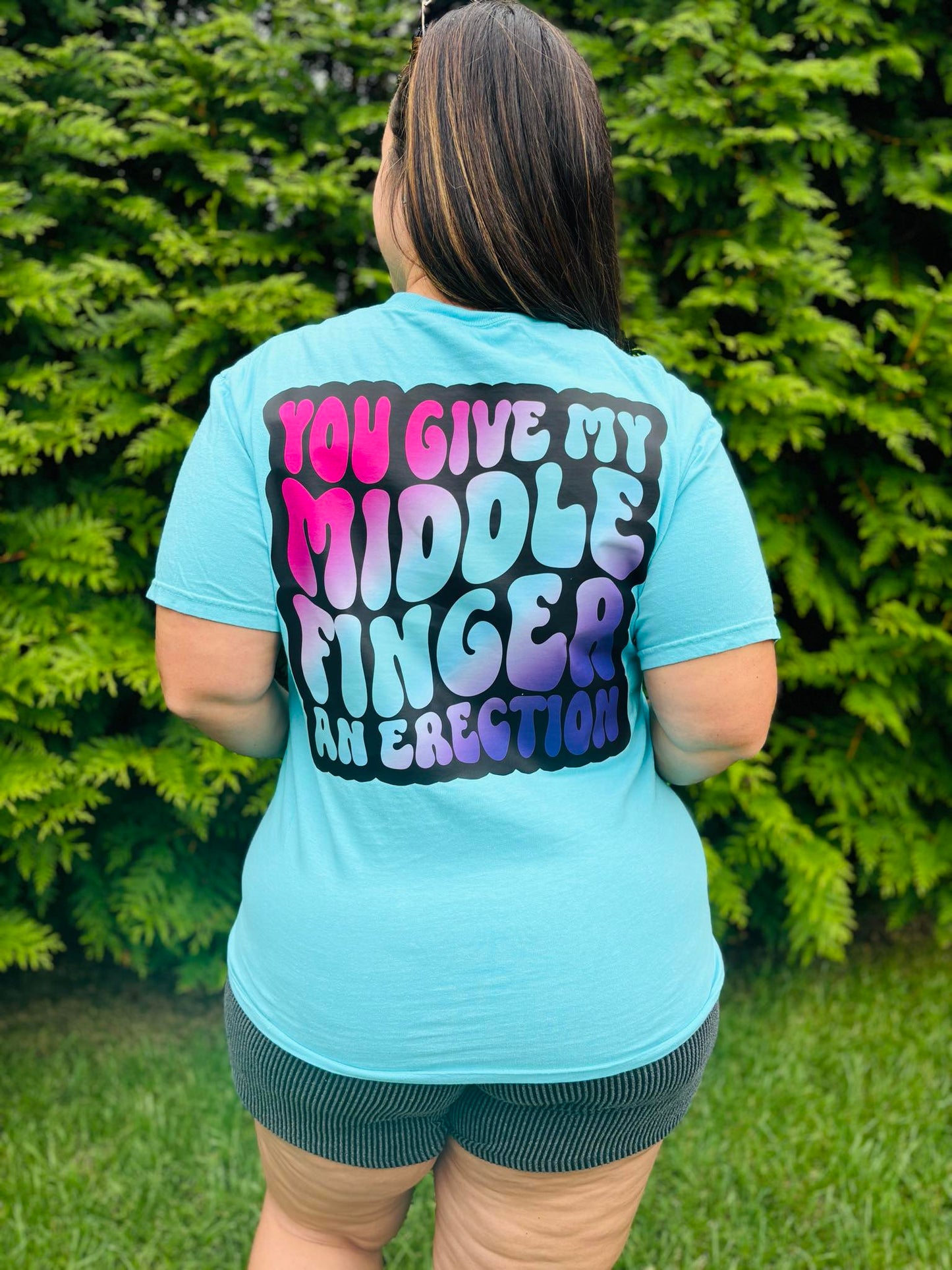 "Middle Finger" Short Sleeve T Shirt