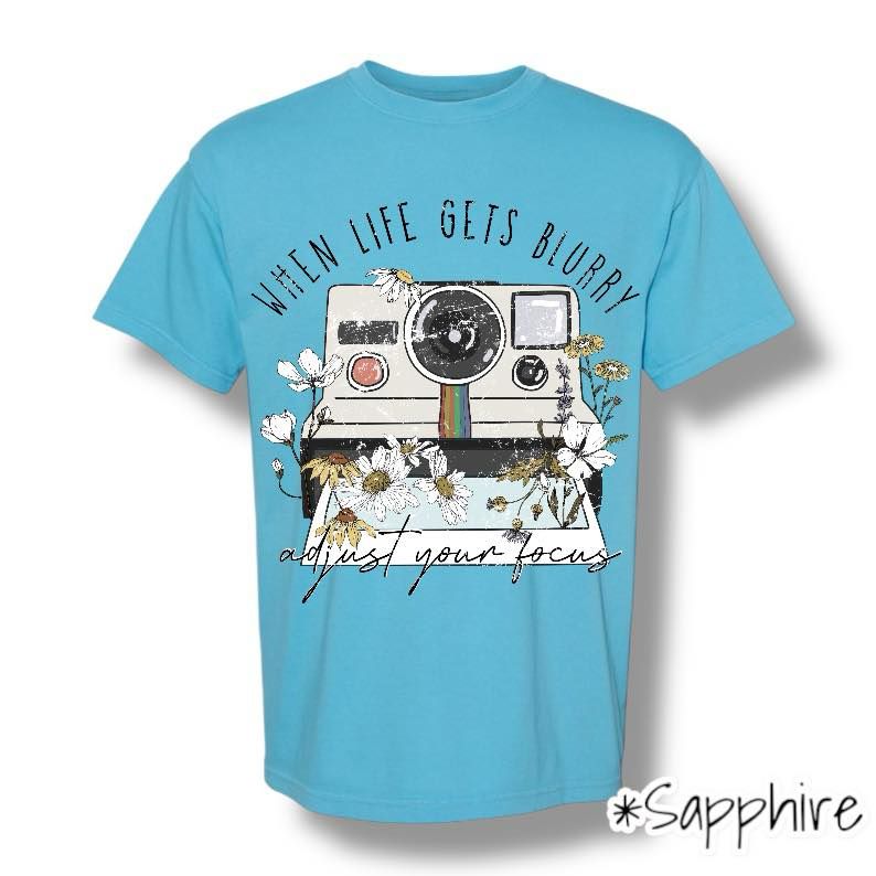 "Adjust Your Focus" Front Print Only Short Sleeve