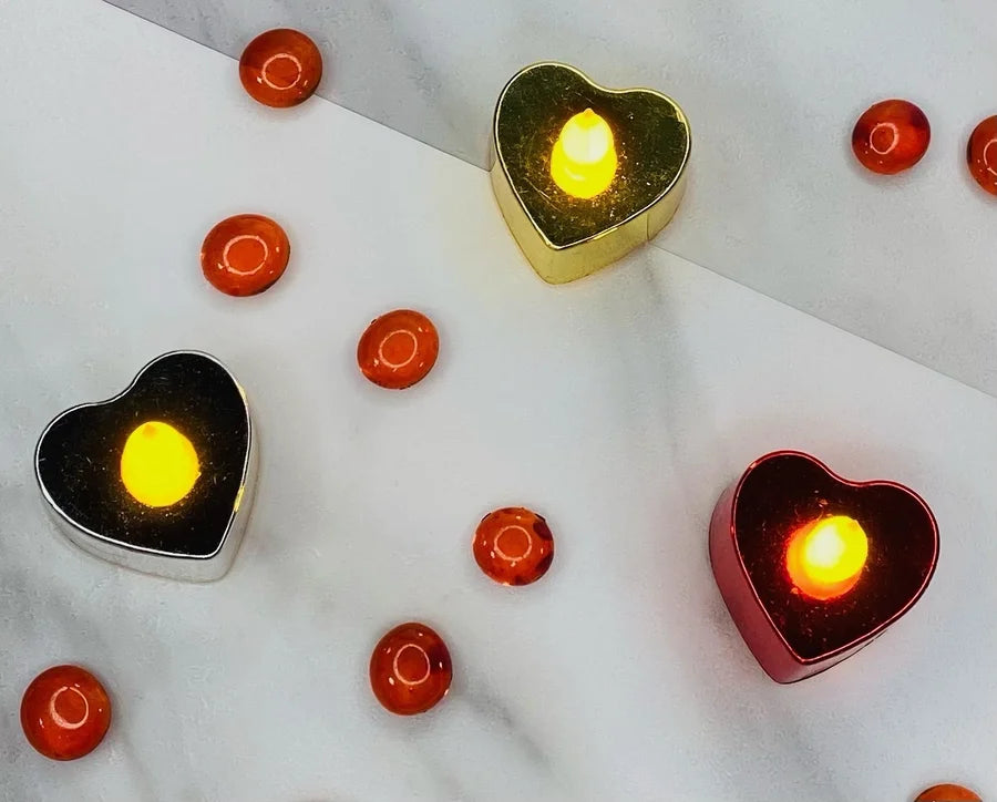 Heart LED Candles