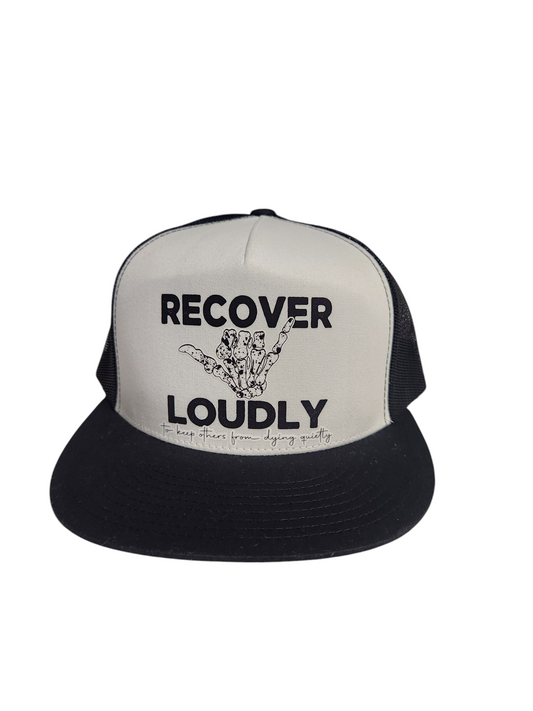 Stitched Smile Recover Loudly Hat