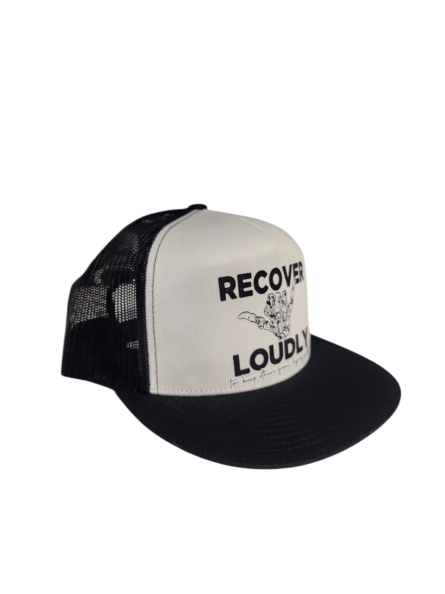 Stitched Smile Recover Loudly Hat