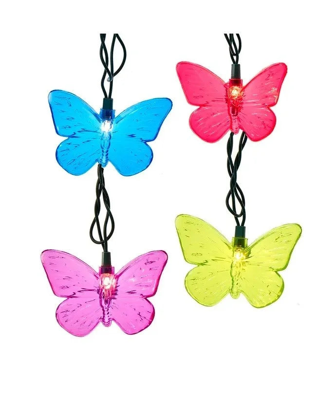 Multicolor Butterfly Light Set (10 Count)