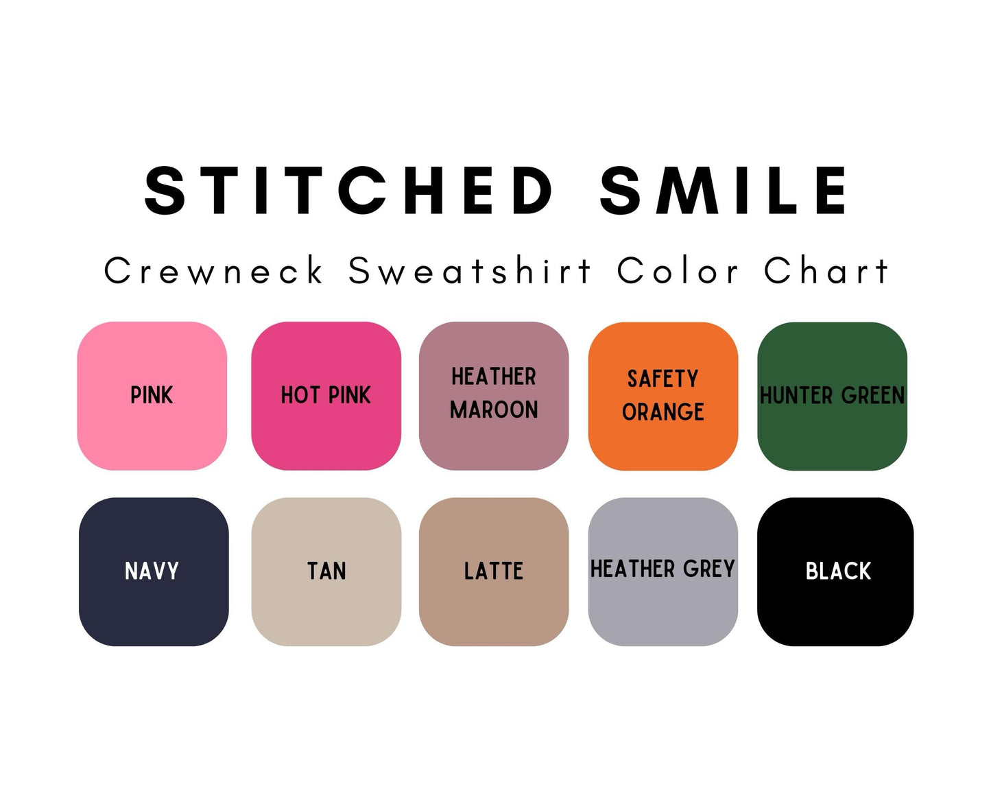 "Another Stitch in the Smile" Crewneck Sweatshirt