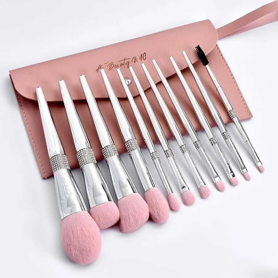 Makeup Bag w/ Brushes