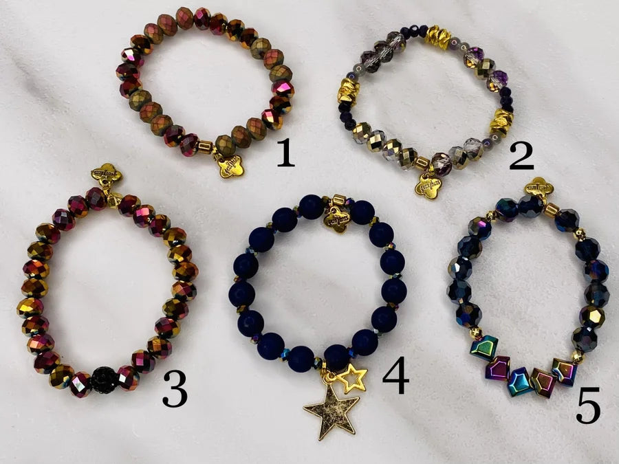 Erimish Single Bracelets - Kids Gem Jams (Multiple Styles)