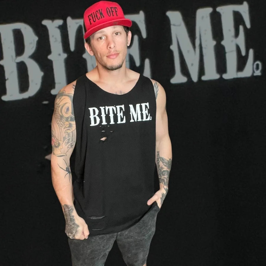 "Bite Me" Road Rash Tank Top