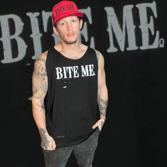 "Bite Me" Road Rash Tank Top