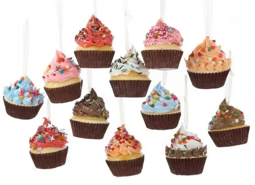 Foam Cupcakes w/ Candy Ornaments (Mystery)