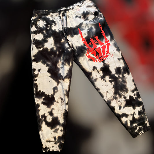 "Rock & Roll" Tie Dye Joggers