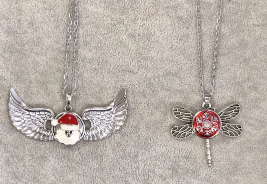 Large Holiday Snap Necklaces