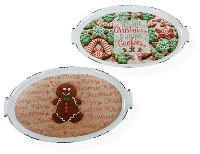 Vintage Holiday Cookie Tray (2 Styles)