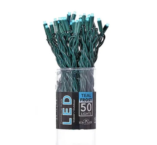 Teal Frost LED Light Set (50 Count)