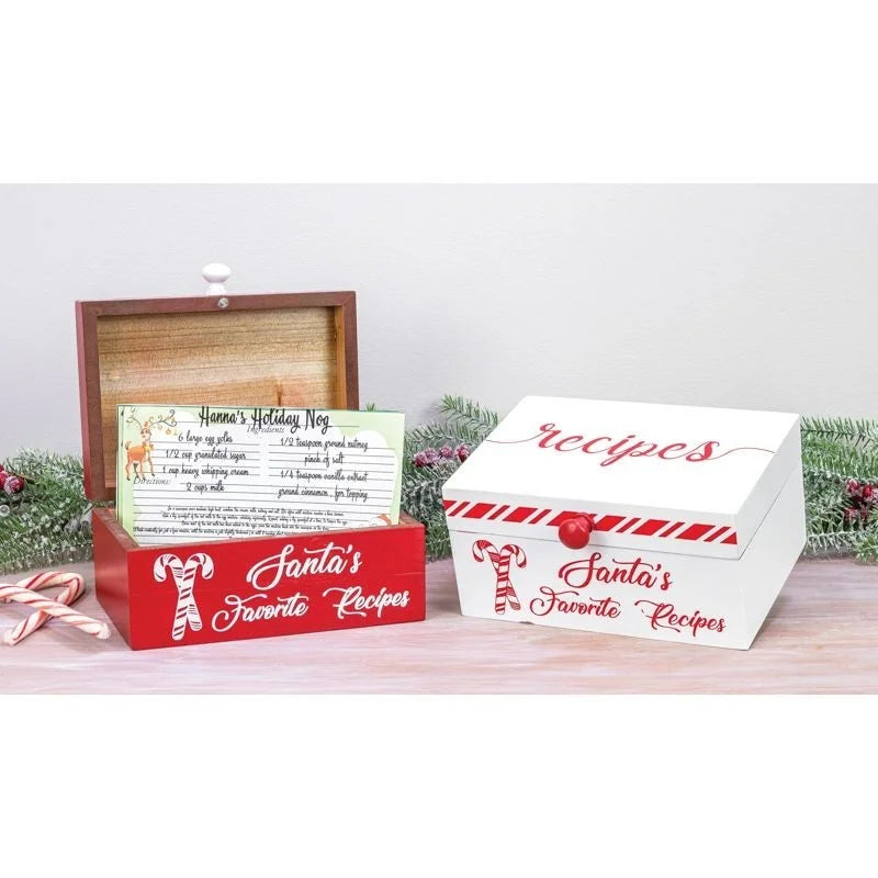 Christmas Recipe Box (Multiple Styles)