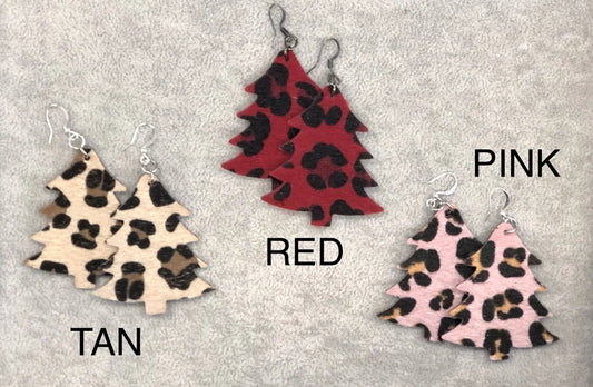 Leopard Tree Earrings