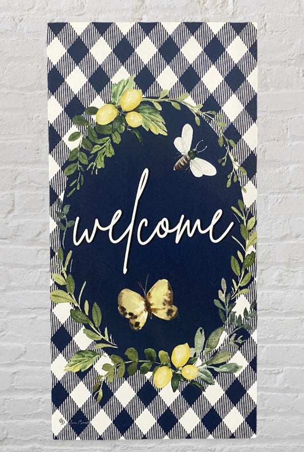 Custom Decor - "Welcome" Vertical Sign