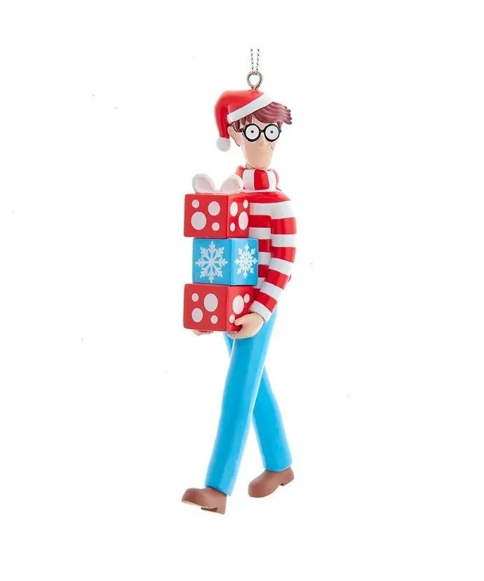 Where's Waldo w/ Presents Ornament