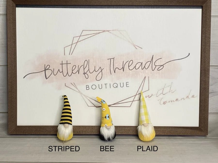Mini Bumblebee-Inspired Gnomes