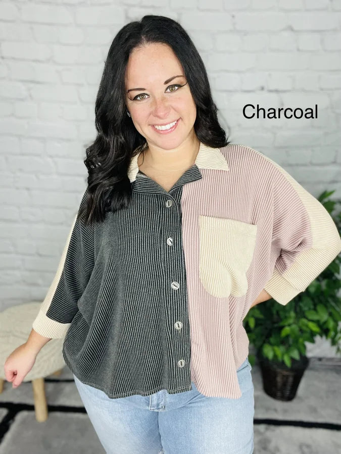"It's a New Day" Cropped Shacket - Reg/Plus (Multiple Colors)