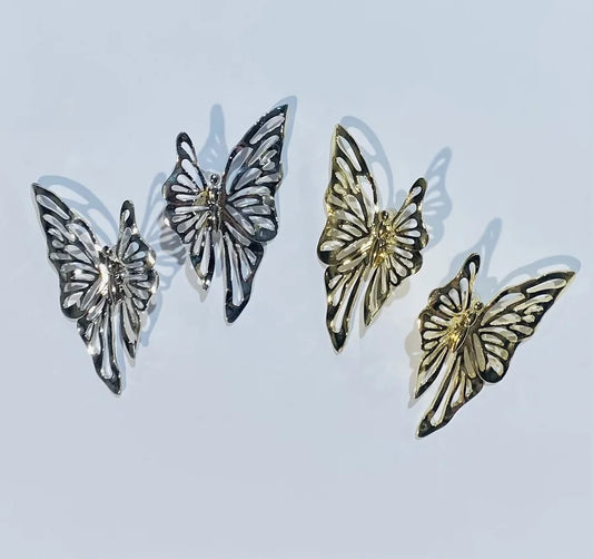 Large Butterfly Earrings