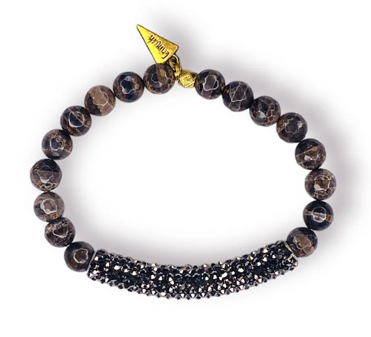 Erimish Brown Bling Bracelet