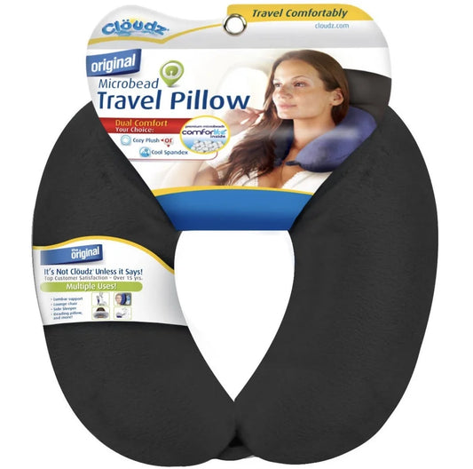 CLOUDZ Travel Neck Pillow - Black
