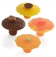 Silicone Bottle Stoppers - Autumn