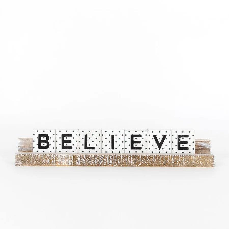 "Believe" Wooden Ledgie Kit