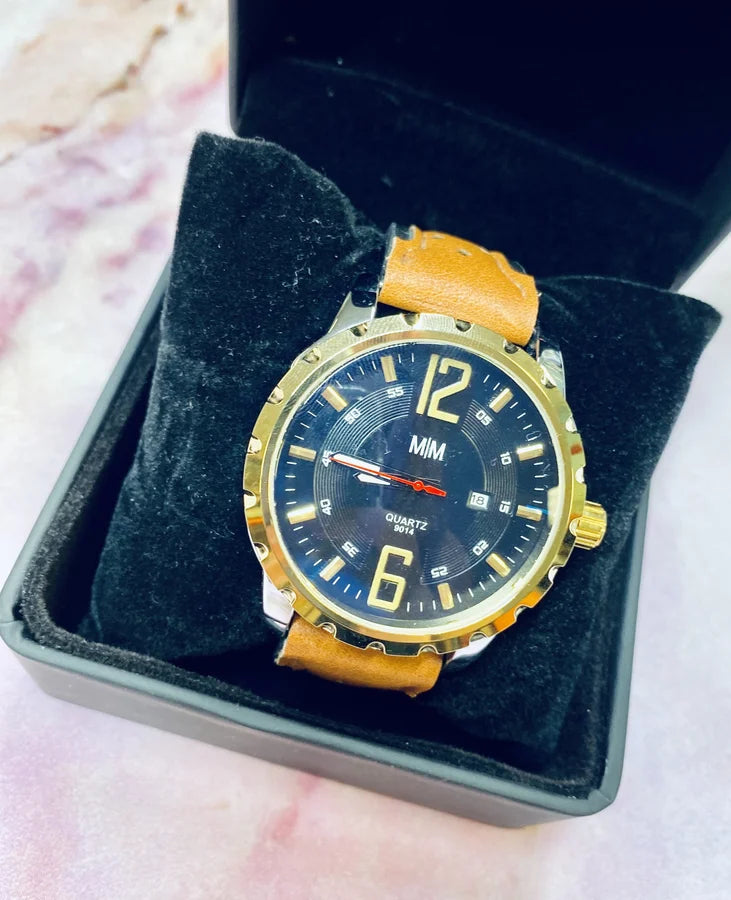 45mm Brown Kota Men's Watch