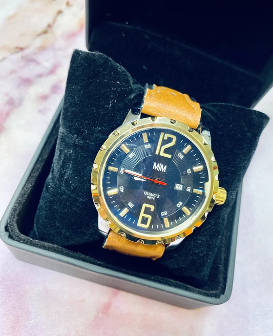 45mm Brown Kota Men's Watch