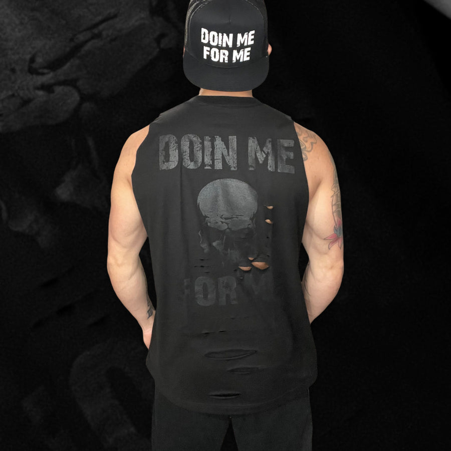 "Doin' Me For Me" Murdered Out Tank Top