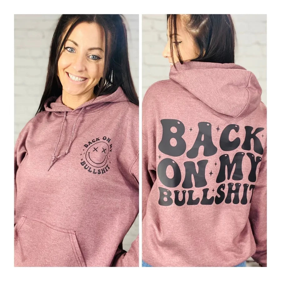 "Back On My BS" Graphic Hoodie