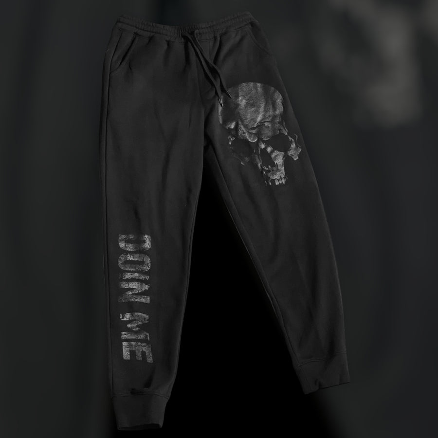 "Doin' Me For Me" Black Joggers