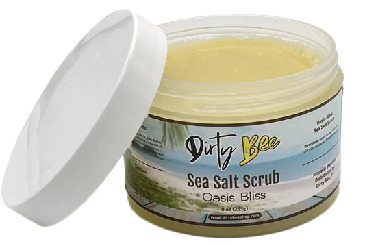 Dirty Bee "Oasis Bliss" Sea Salt Scrub 9oz