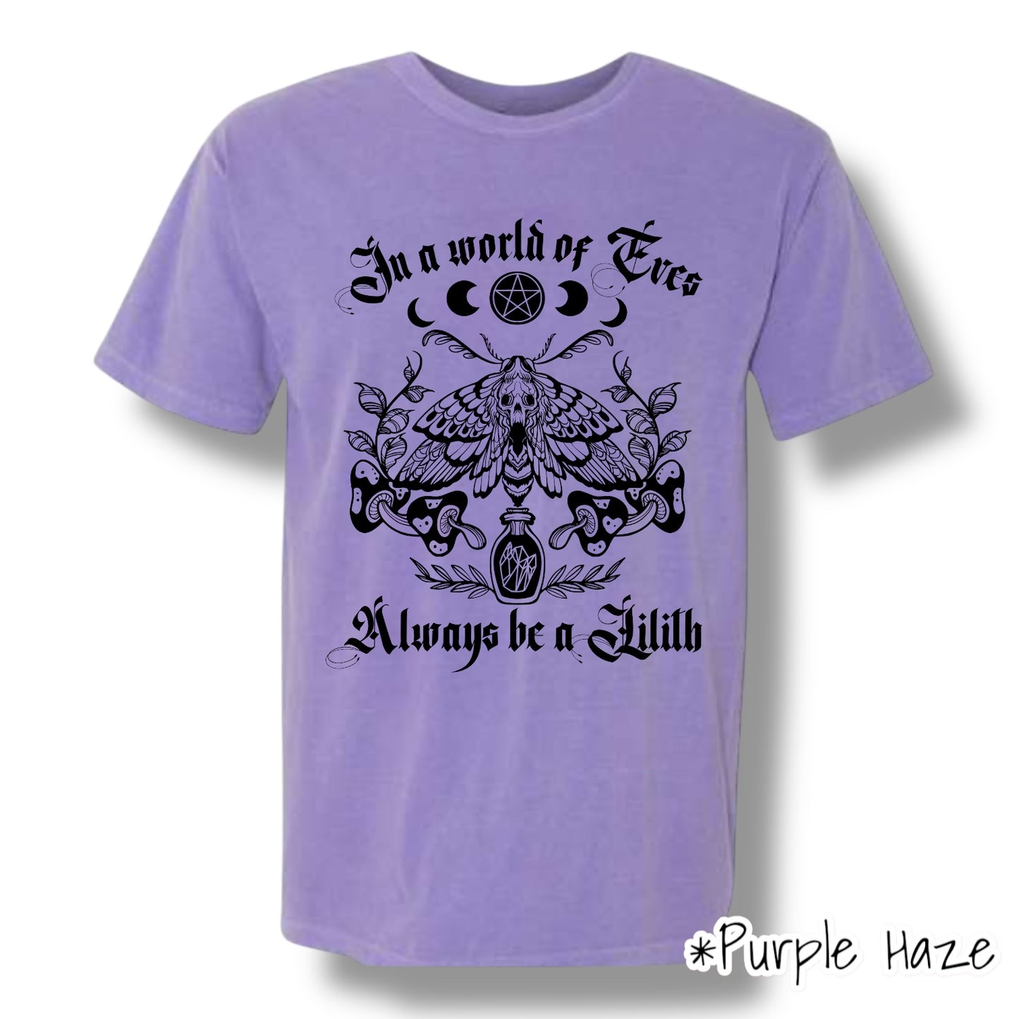 "In A World Of Eves" Front Print Only Graphic Short Sleeve