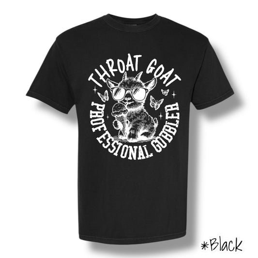 "Professional Gobbler" (White Ink) Front Print Only Short Sleeve