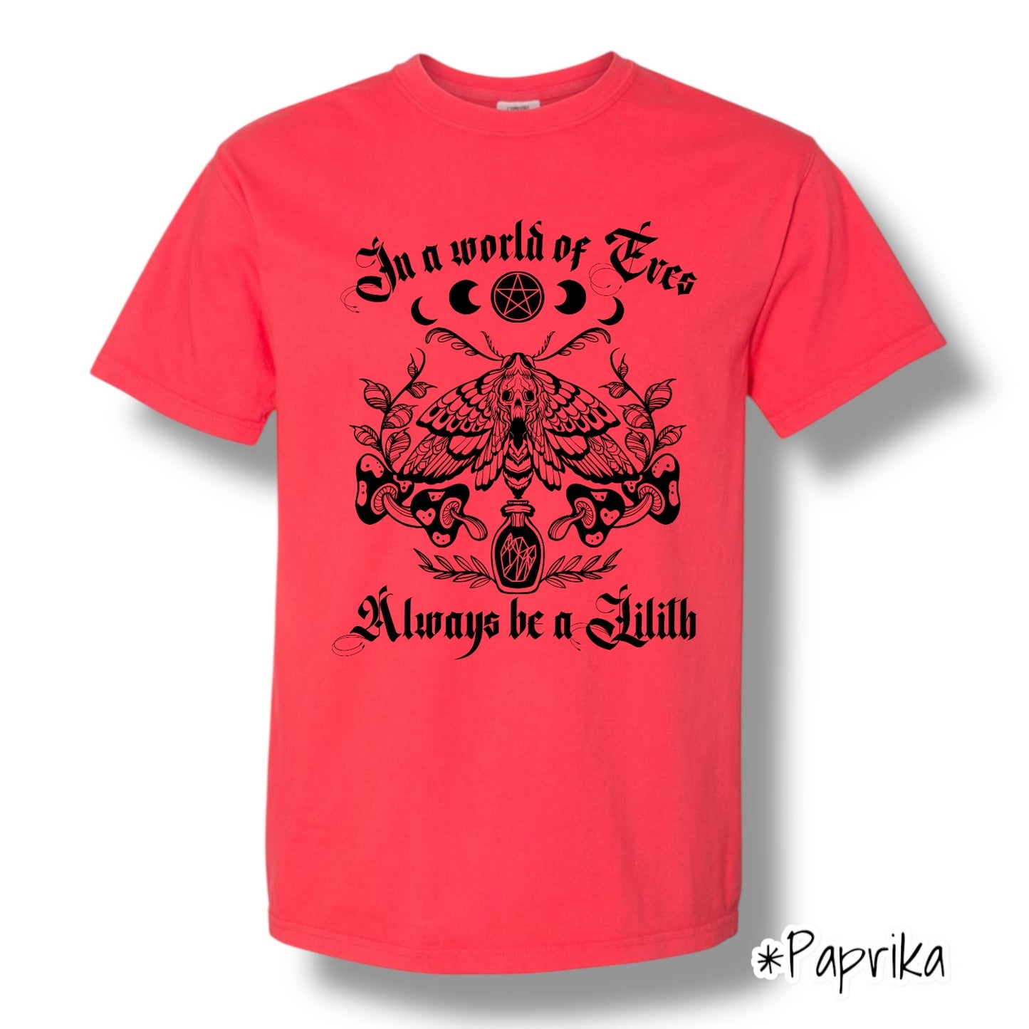 "In A World Of Eves" Front Print Only Graphic Short Sleeve