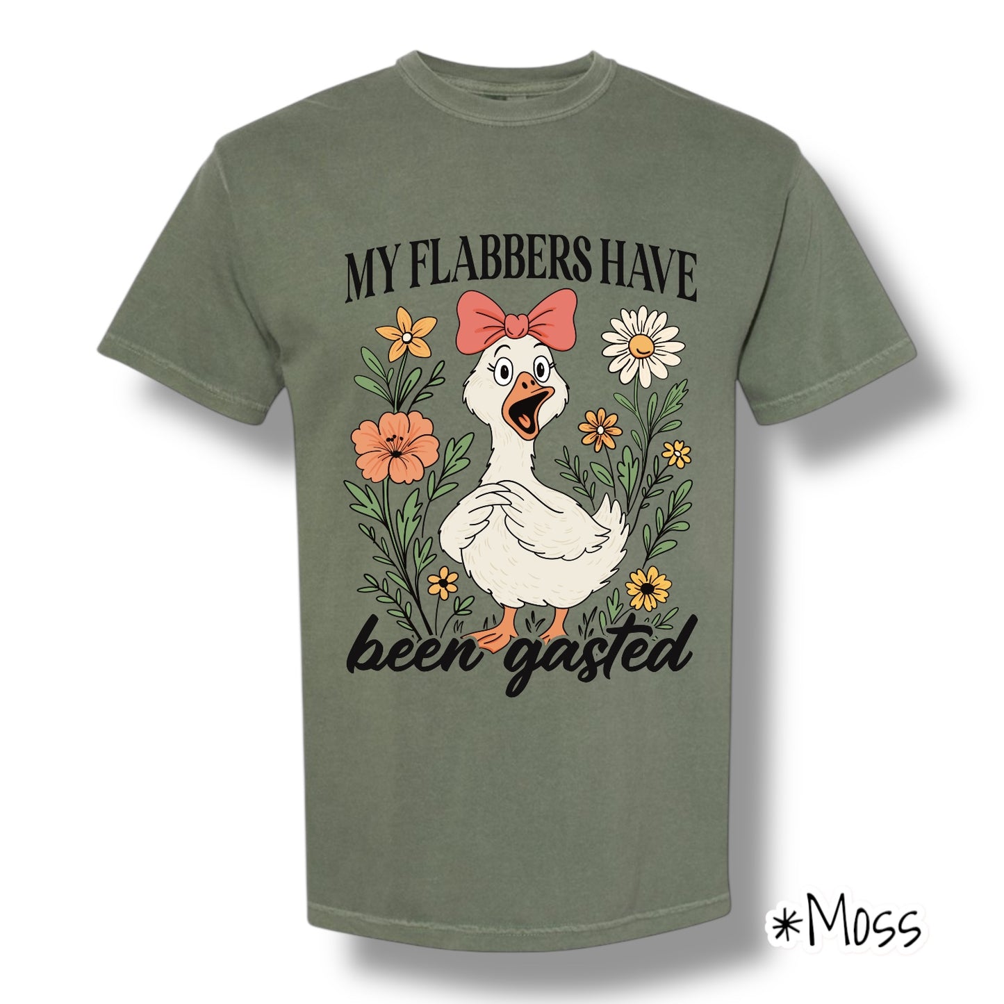 "My Flabbers" Front Print Only Short Sleeve