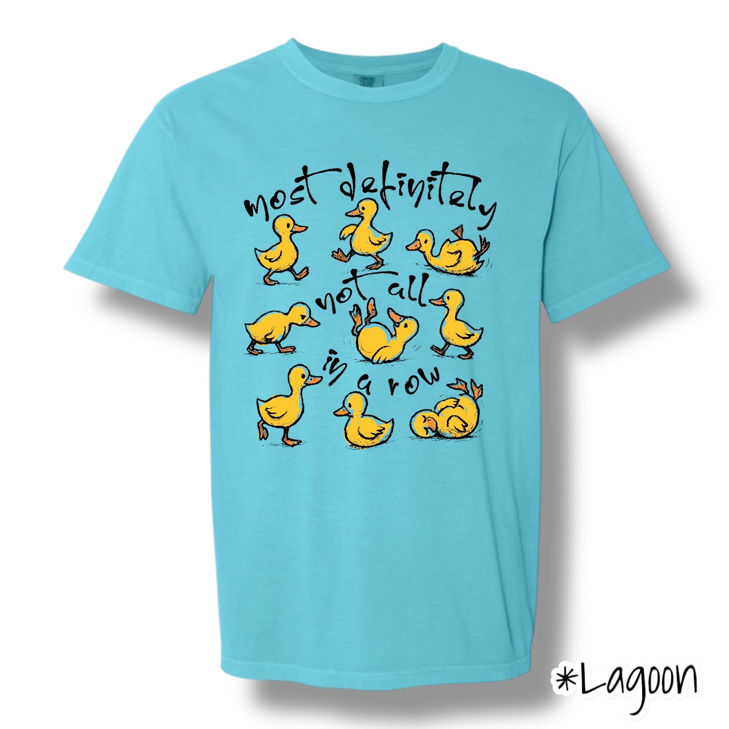 "Not All In A Row" (Black Ink) Front Print Only Short Sleeve