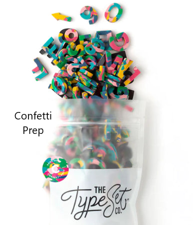 Soft Magnetic Letters 1" 200-Pieces (Multi Colors)
