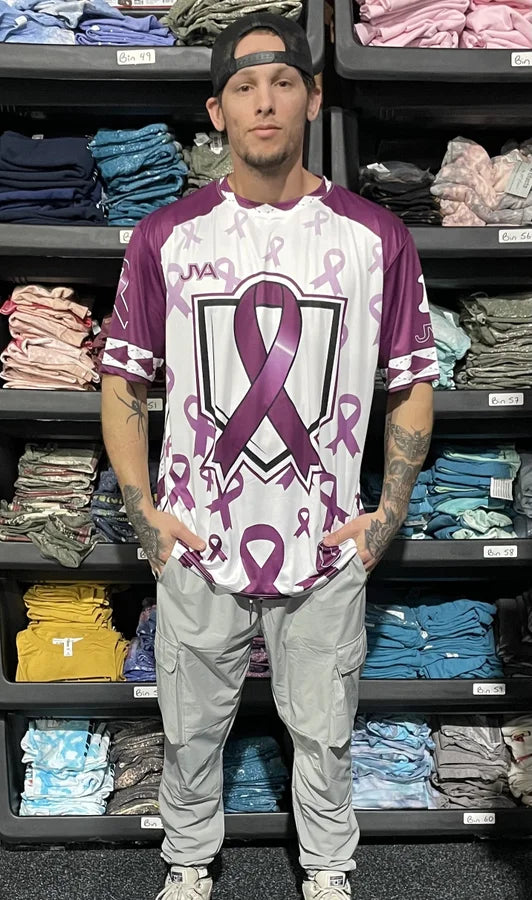 JVA Sports Purple Ribbon Jersey