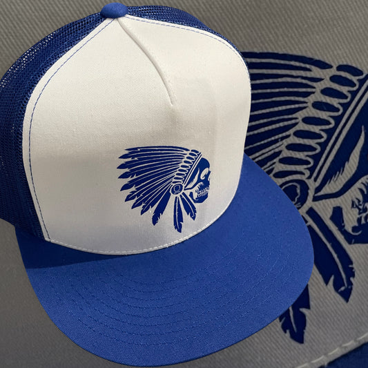 Blue Apache Snapback Hat