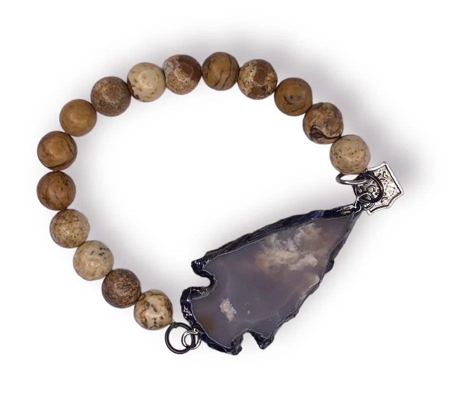 Jasper Arrowhead Bracelet