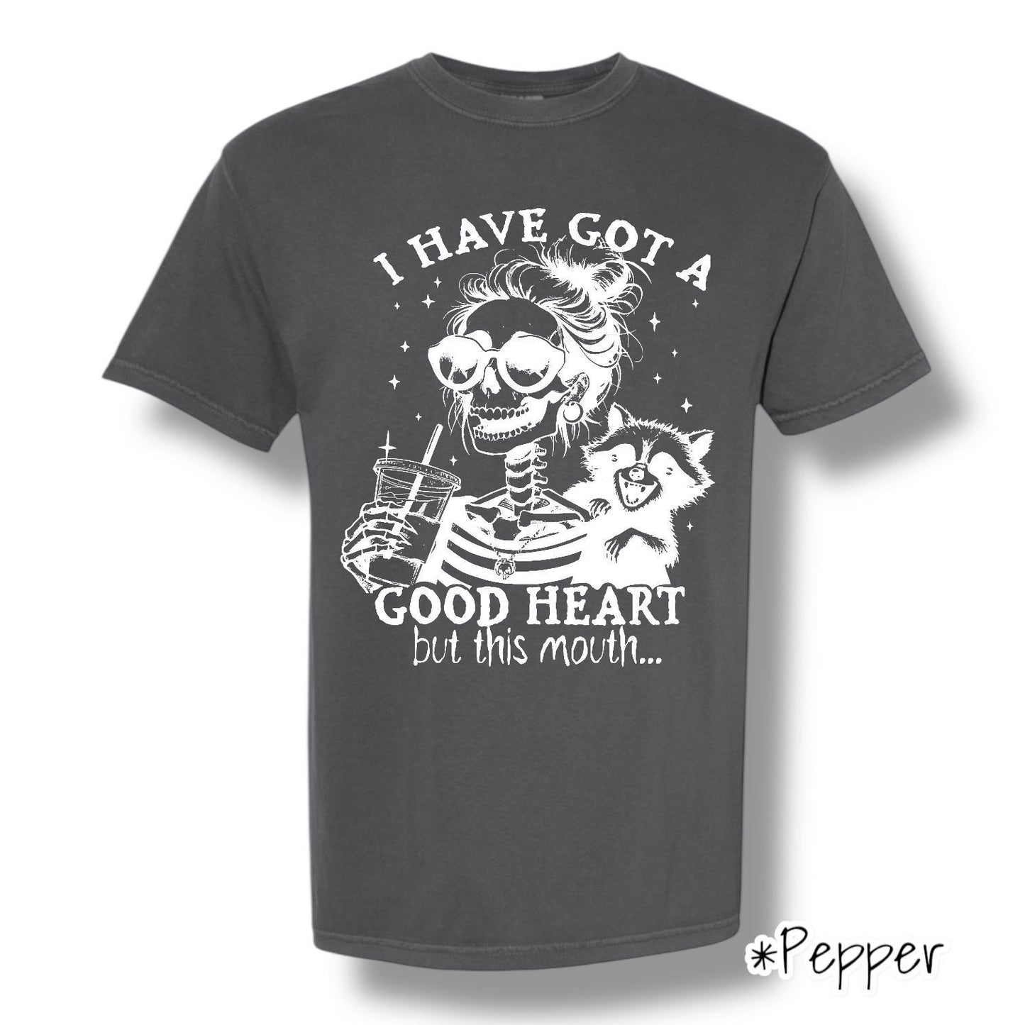 "But This Mouth" (White Ink) Front Print Only Graphic Short Sleeve