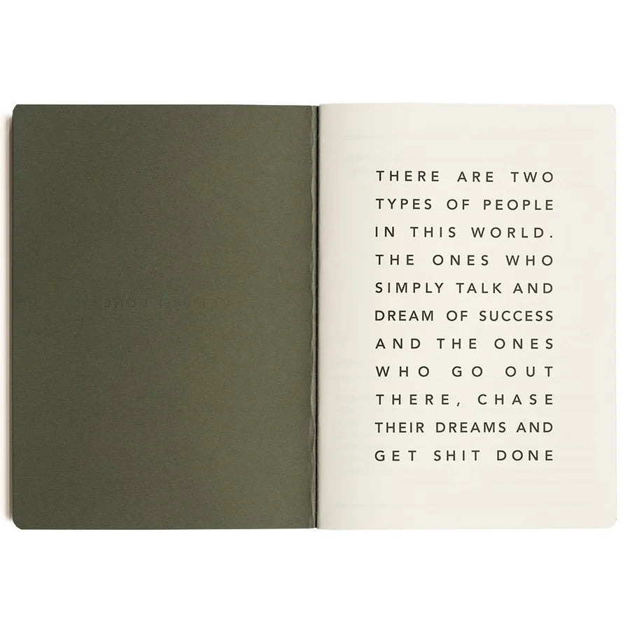 "Get S*** Done" Notebook - Olive