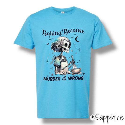 "Murder Is Wrong" Front Print Only Graphic Short Sleeve