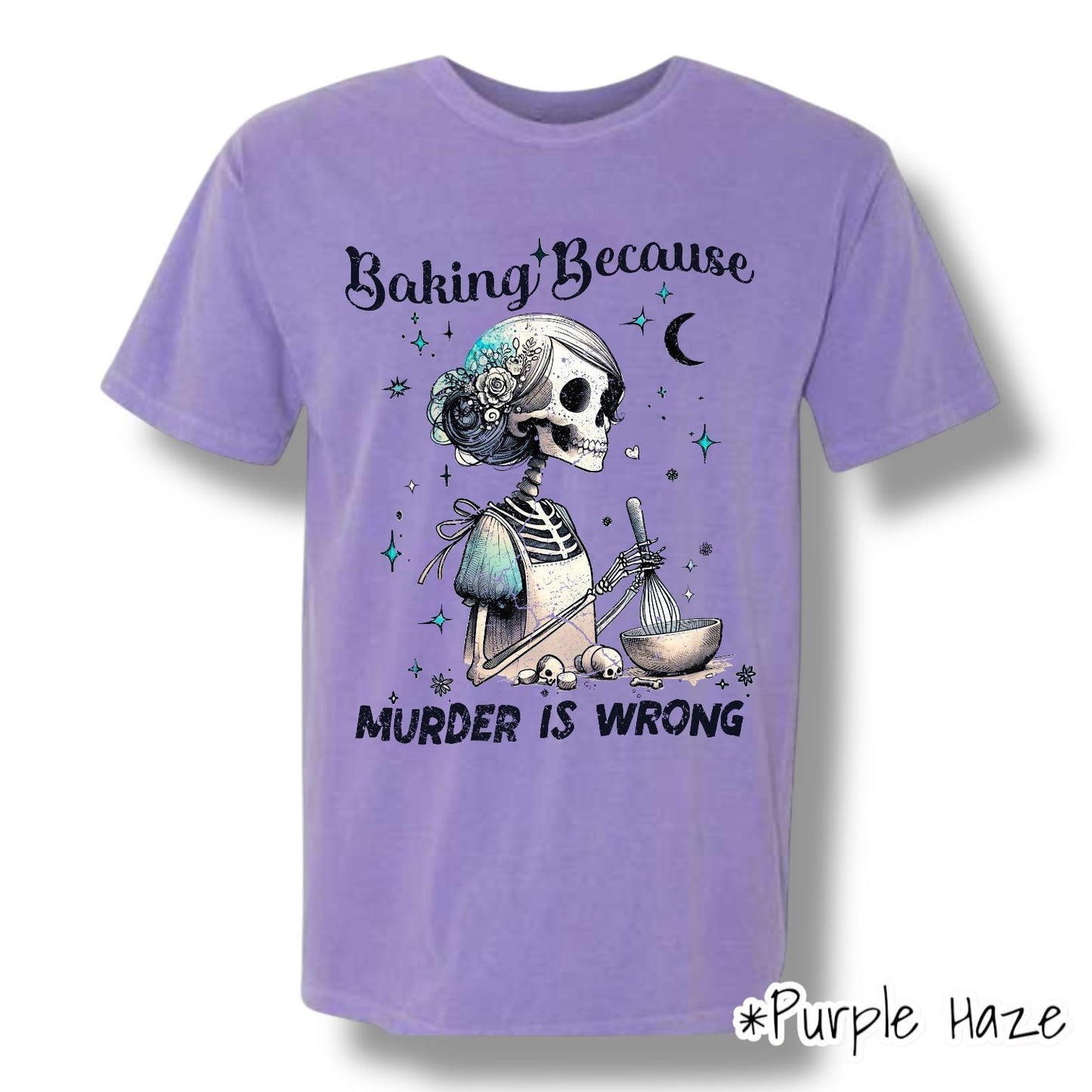 "Murder Is Wrong" Front Print Only Graphic Short Sleeve
