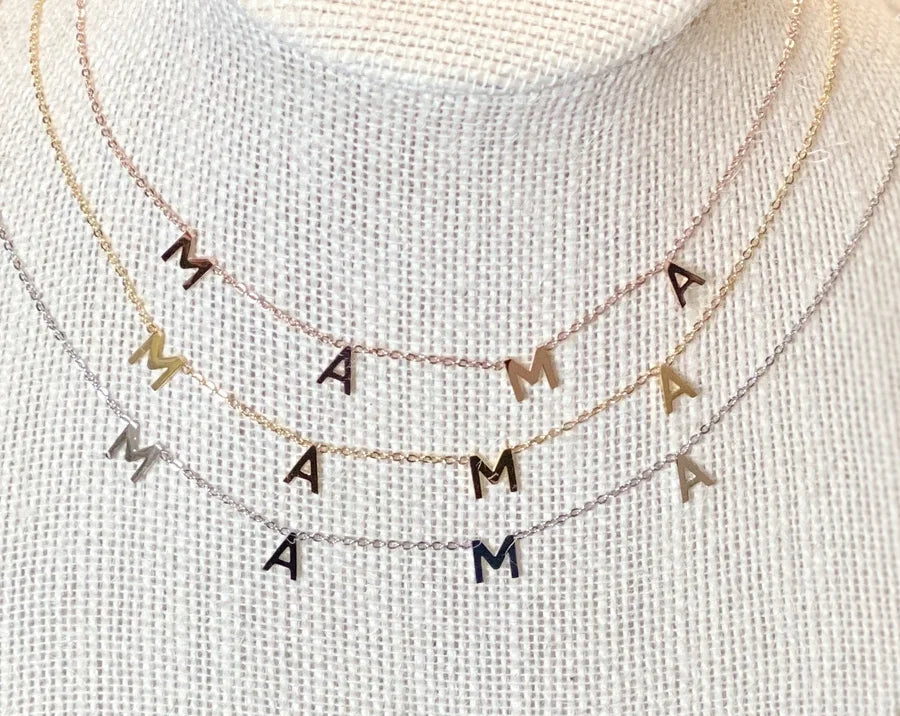 Dainty "Mama" Necklace