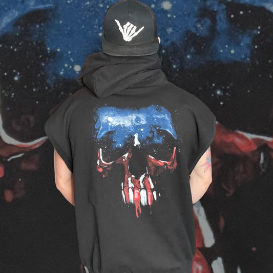 "USA Skull" Muscle Hoodie