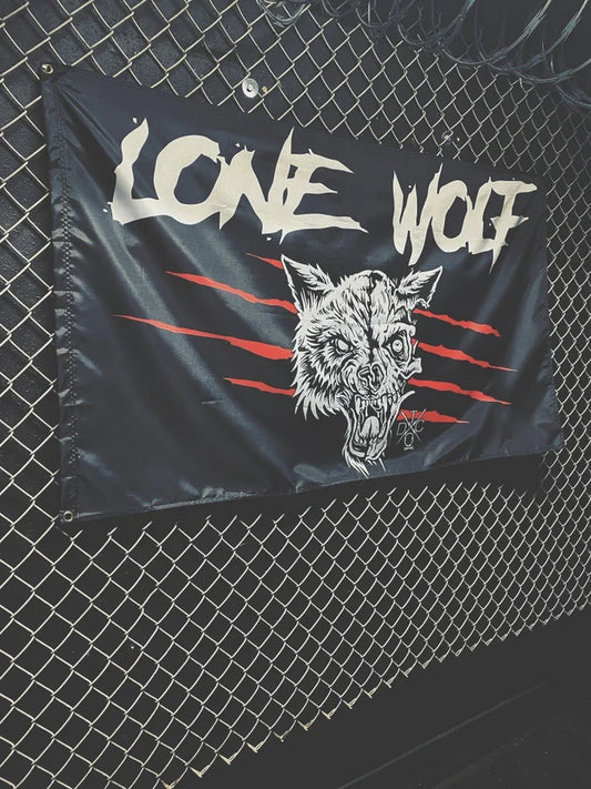 "Lone Wolf" Flag - 5' x 3'