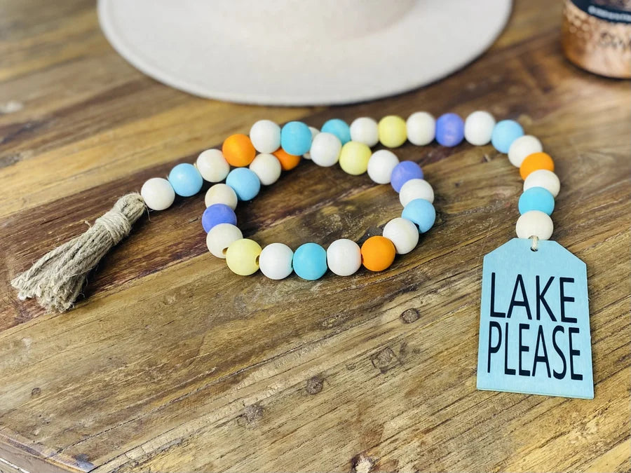 "Lake Please" Decorative Summer Garland